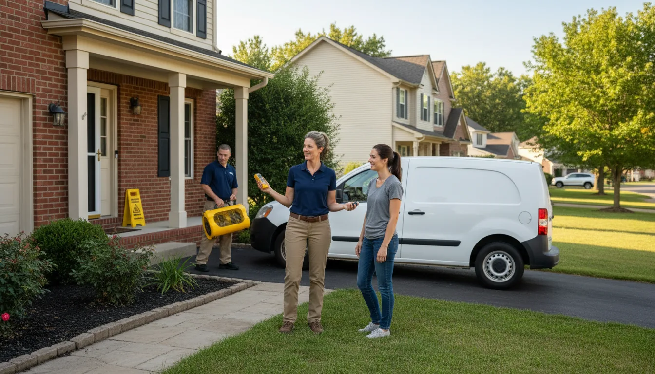 Water restoration image for Dehumidification And Cleanup Services in Keego Harbor, MI
